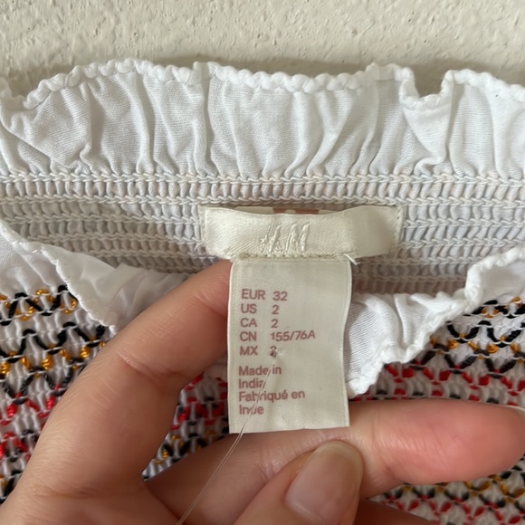 H&M Striped Tie Up Top - Picture 7 of 13